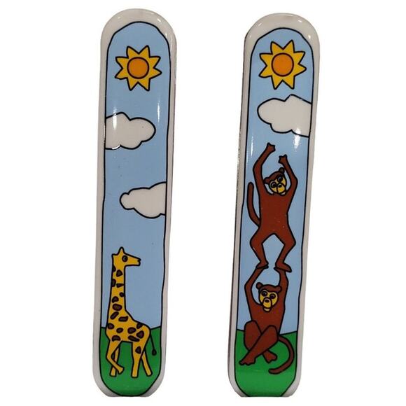 Dansk Bistro Kids Victoria Rush Morrison Flatware Set Noahs Ark Bistro Kids RARE - Picture 3 of 6